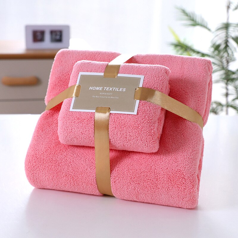 24 Kleuren Coral Fleece Absorberende Haar Zwemmen Gezicht Hand Badhanddoek Sets Microvezel Handdoeken Badkamer Handdoeken Microfiber Handdoek Set: C