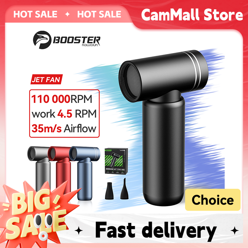 Booster W03 Mini Turbo Air Blower - 110,000 RPM Portable Electric Duster for Car/Keyboard/PC/Laptop Cleaning