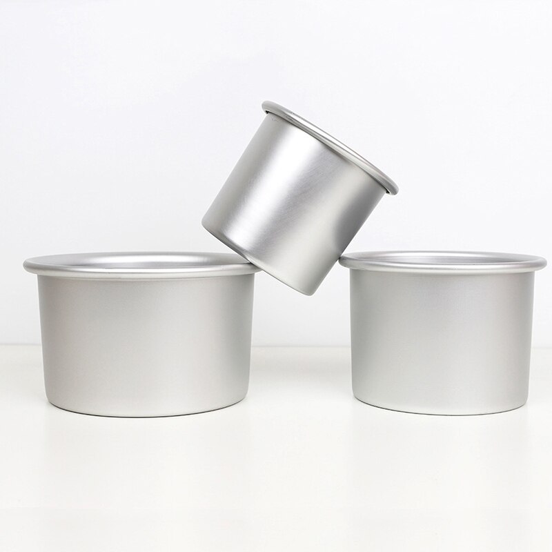 4/6/8 Inch Round Cake Pan With Removable Bottom Aluminum Alloy Bread Chiffon Cake Mold Baking Pan Pastry Tools