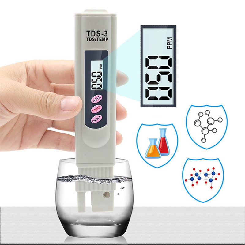 TDS-3 Digital LCD Water Purity Tester Household Drinking Tap Portable Water Monitor Detecto
