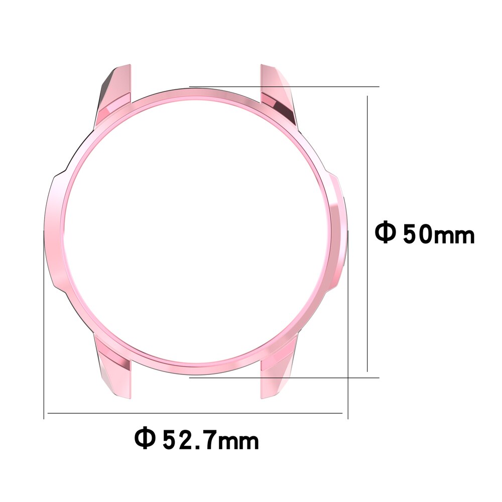 Tpu-suojakotelo huawei honor gs pro -kellokotelolle erittäin ohut näytön pinnoitus suojakotelo huawei honor watch gs pro