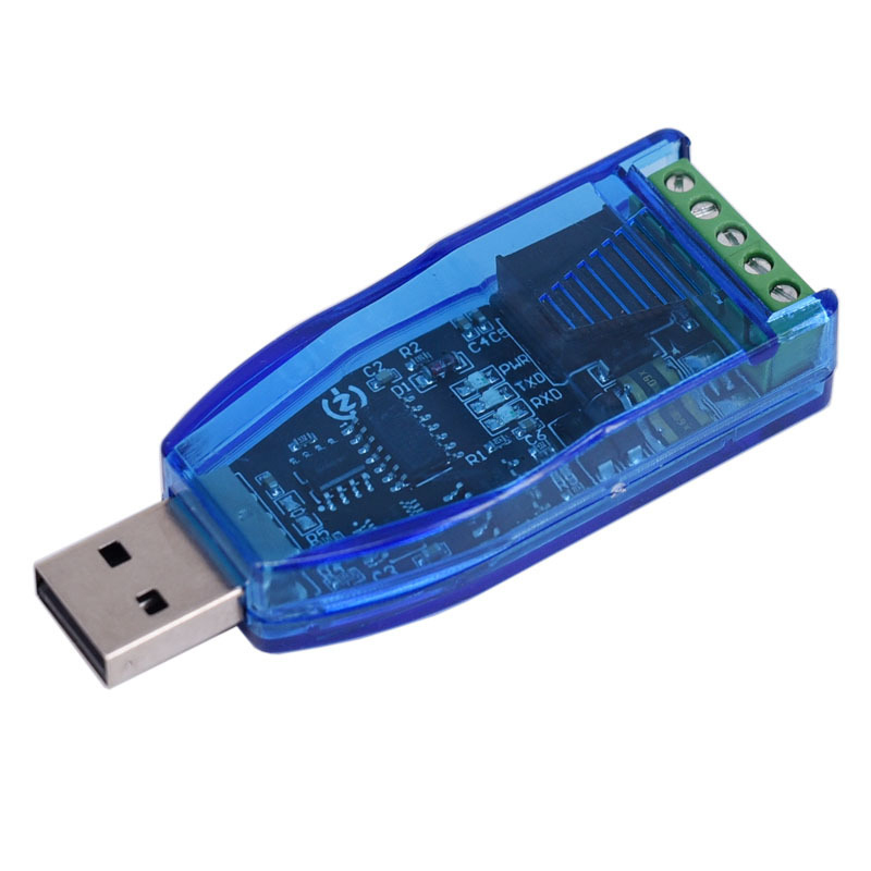USB to RS485 RS232 Converter Industrial Protection Serial Port Module Communicate Cable Splitter Dongle Data Extend Adapter