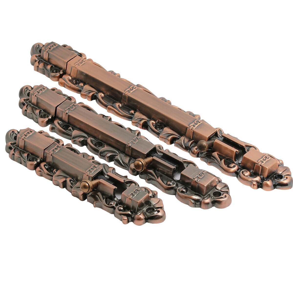 Tür tor verriegeln antike kupfer tür bolzen klassische holz metall fenster ventana türen pestillo puerta travas portas Stift 151-250mm