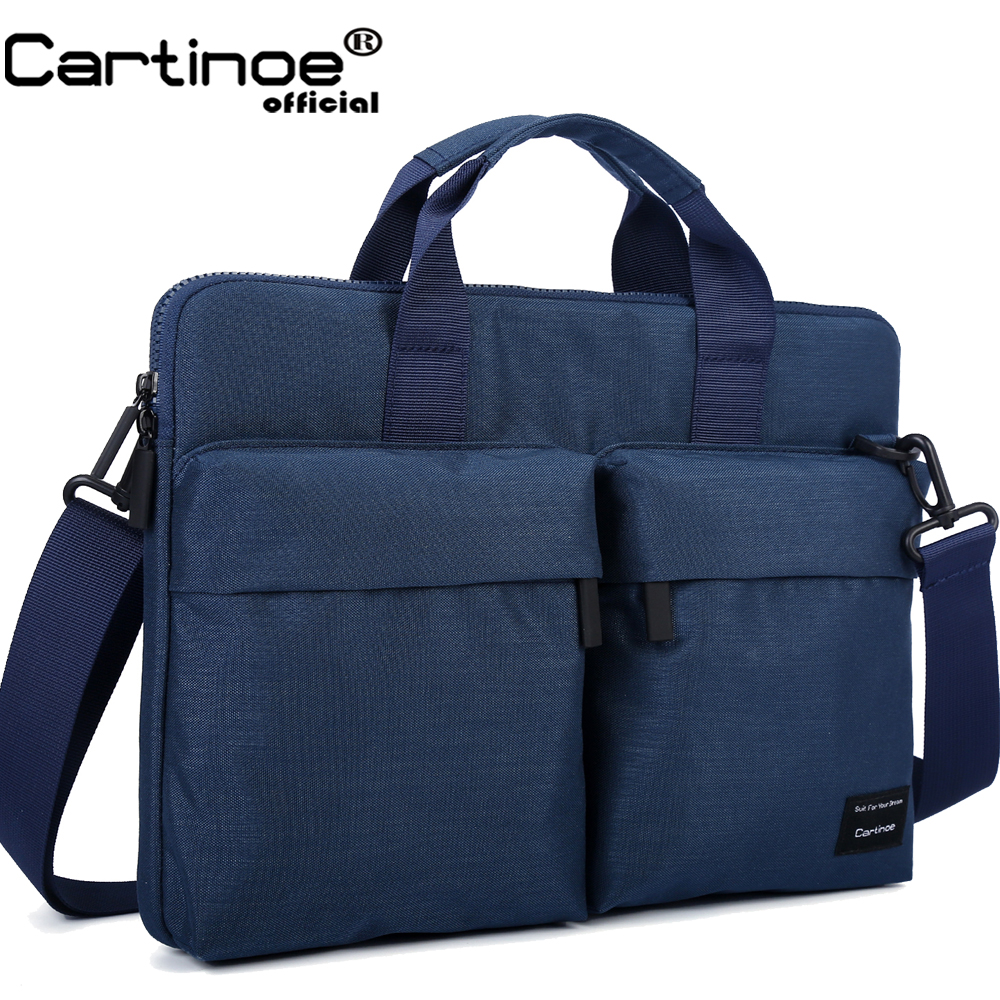 Cartinoe nyeste bærbare veske 11,13.3,14,15.4,15.6 tommer for macbook air 13 etui vanntett nylon notebook bag 13.3/15.6 tommer