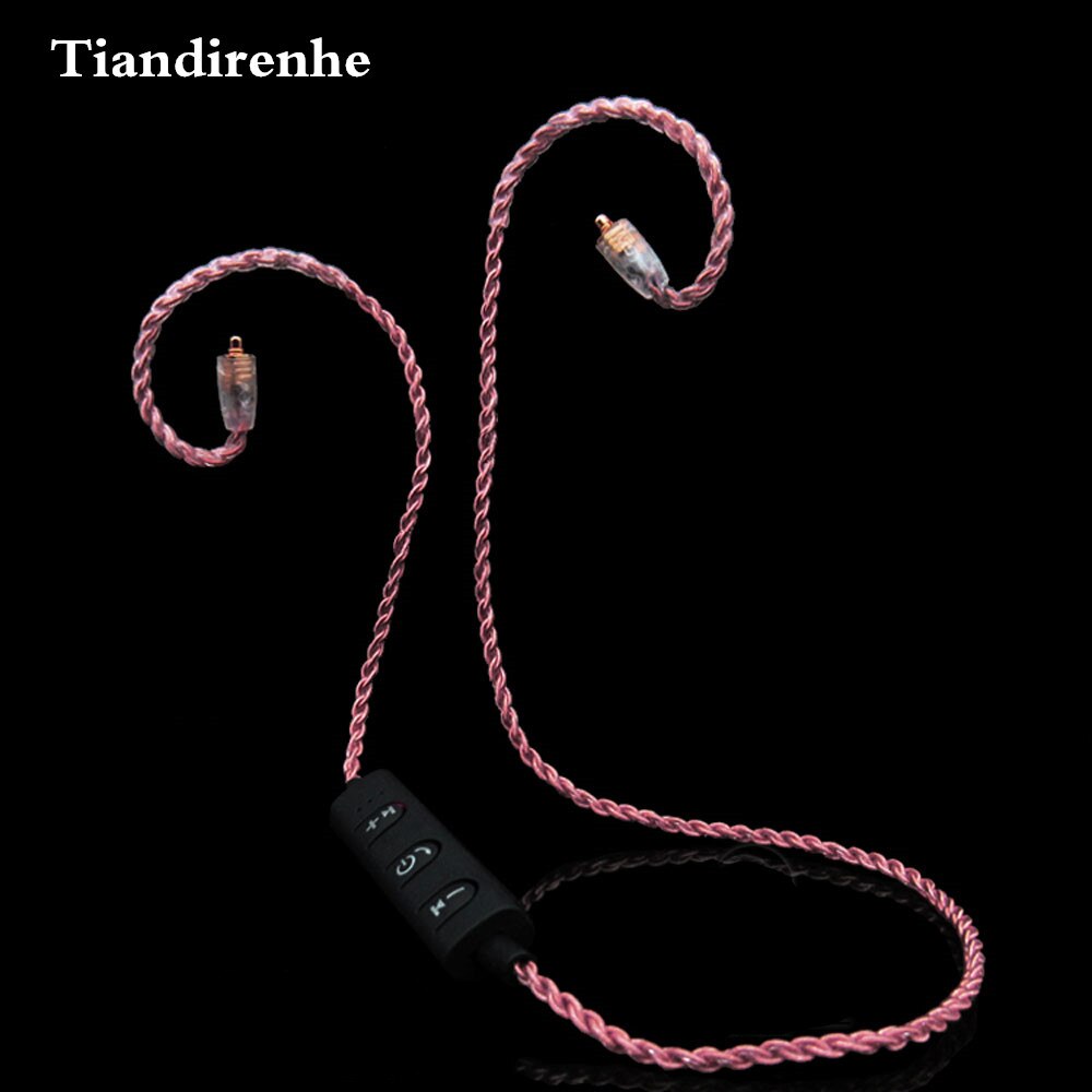 MMCX Bluetooth Wireless Cable for Shure SE215 SE535 SE846 Earphone for Sennheiser Earphones ie80 ie8I UE TF10 TF15 ZST ZS3