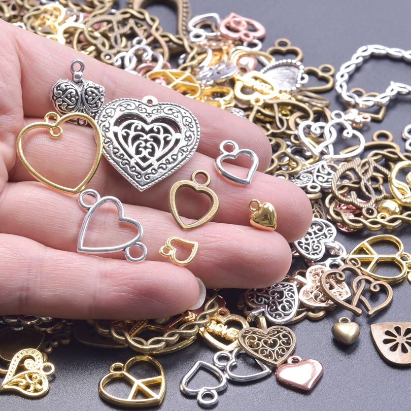 30 Uds. De dijes de animales de nota musical de avión de Metal de colores mezclados para fabricación de joyas, suministros DIY, pendientes, pulseras, accesorios, colgantes: Pistola negra plateada