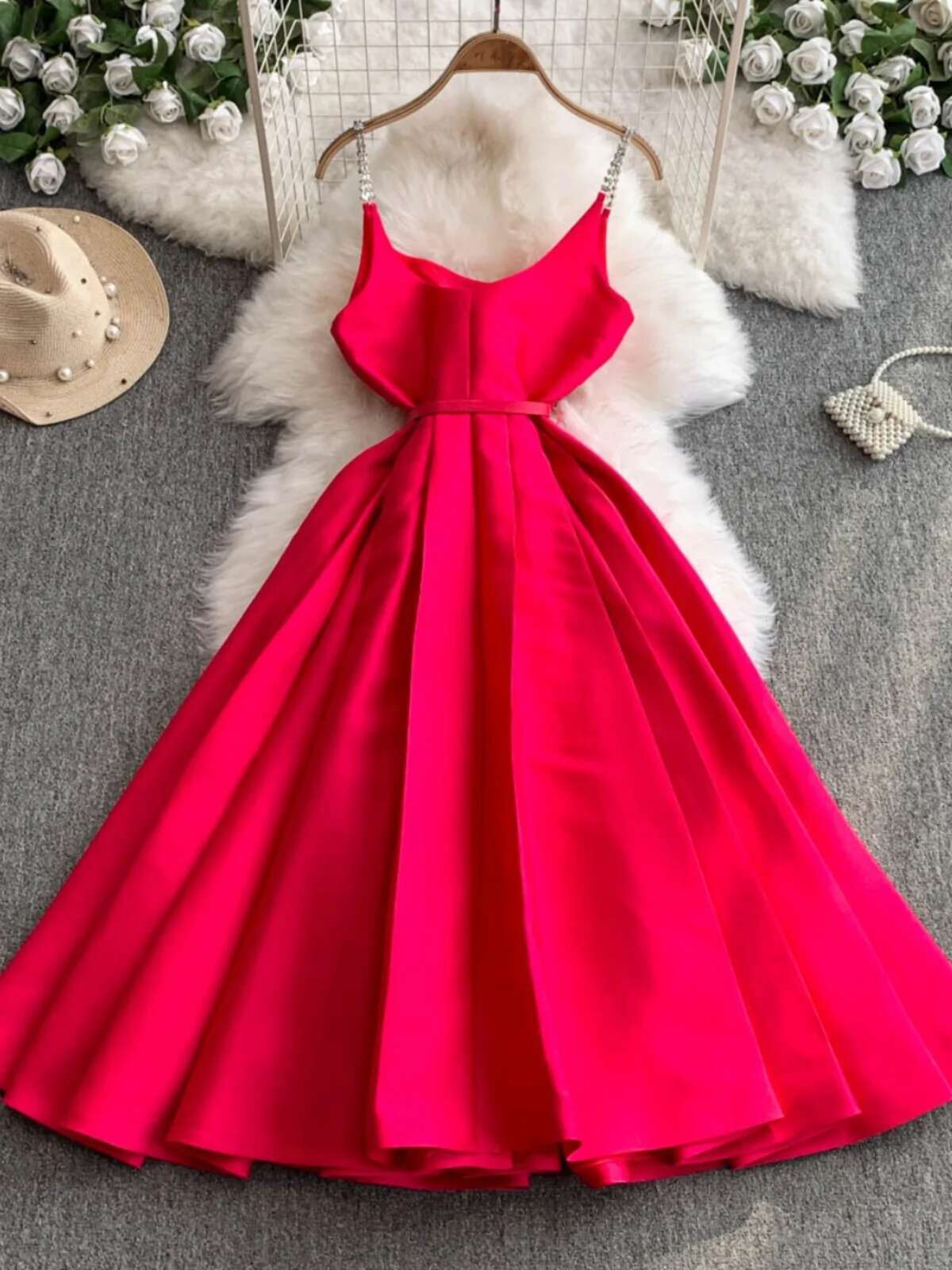 Lette luksuriøse krystal lange aftenkjoler kvinder sommer stropper solkjole brudepige bryllupsfest vestidos midi kåbe