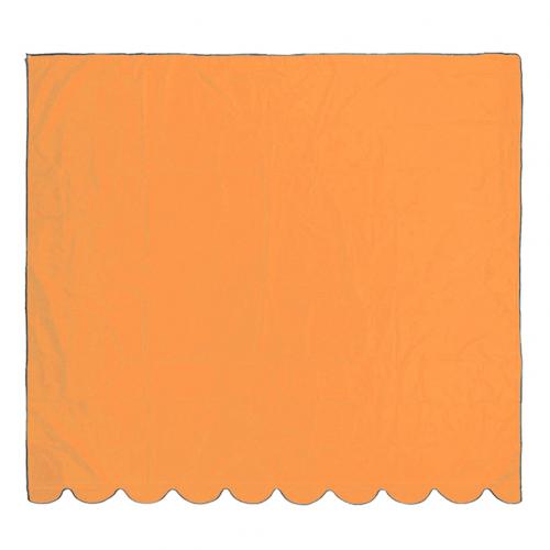 Rectangle Sun Shade Shelter Canopy Waterproof Garden Patio Courtyard Awning: Orange 3X150cm