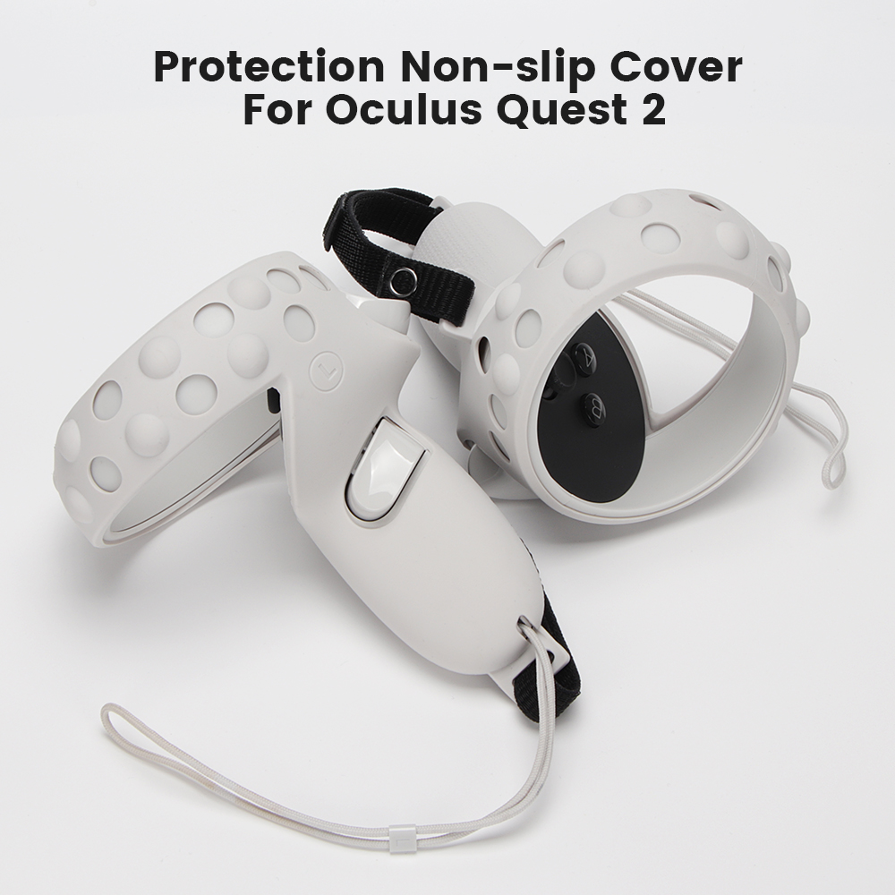 Oculus Quest 2 VR Protective Cover VR Touch Controller Silicone Cover Skin Handle Grip For Oculus Quest 2 Accessories
