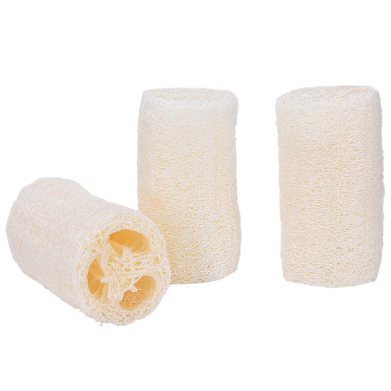 Natuurlijke Loofah Luffa Bad Douche Wash Body Pot Kom Spons Scrubber