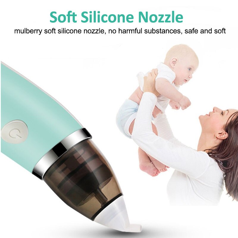 Baby Aspirator Bebe Nose Cleaner Kid Electric Nasal Aspirator Newborn Baby Sucker Cleaner Sniffling Safe Hygienic Nose aspirator