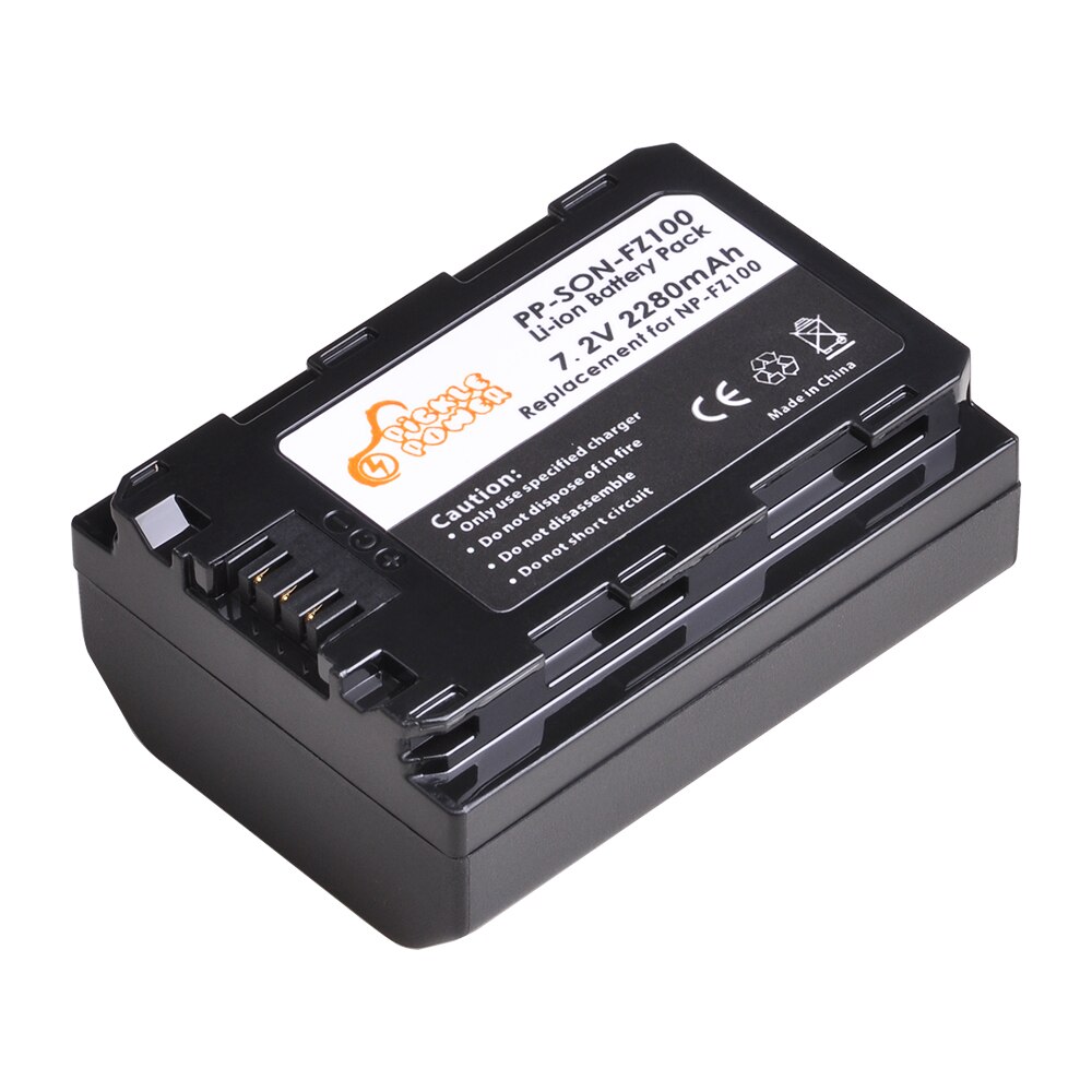 2pc 2280 mah np -fz100 npfz 100 np fz100 batteriladersett for sony bc -qz1 alpha 9 9r a9r 9s ilce -9 a7r a7 iii ilce -7 m 3 a6600.: 1 batteri