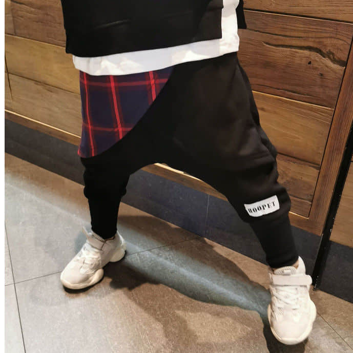 Pantaloni da bambino harlunch versione elastica allentata primavera e autunno 2022 nuovi pantaloni da bambino per bambini con Leggings per bambini