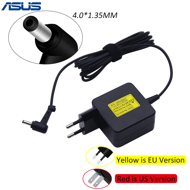 ASUS 19V 1.75A 33W 4.0*1.35mm AC Laptop Power Adapter Travel Charger Voor ASUS Vivobook S200 s220 X200T X202E X553M Q200E X201E