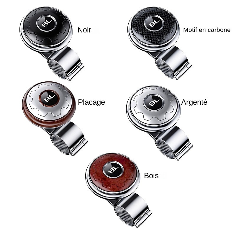 Bola giratoria de refuerzo para volante de coche, perilla giratoria de rodamiento, mango de potencia, accesorios universales para automóviles, Kit de ahorro de trabajo