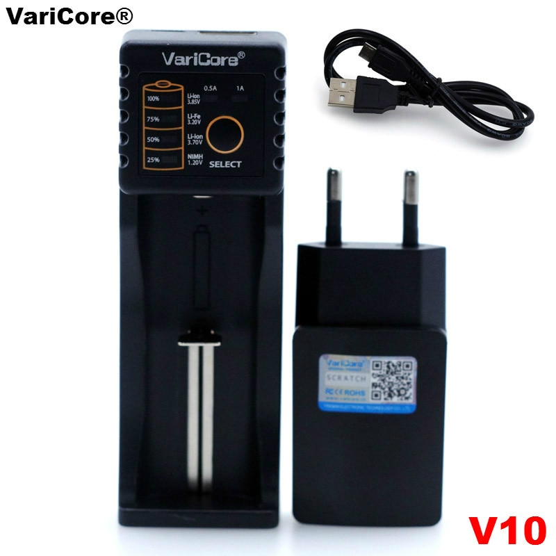 VariCore U4 V10 V20I 1.2 V/3.2 V/3.7 V/4.25 V 18650/26650/18350/16340/18500/26500/14500 AA AAA NiMH lithium Batterij Oplader