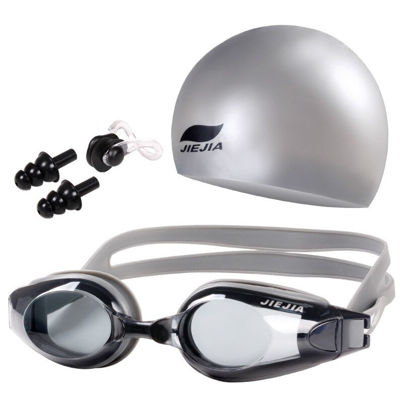 Waterproof and anti-fog swimming glasses, myopia goggles, uv goggles, adjustable silicone goggles, silicone swimmin