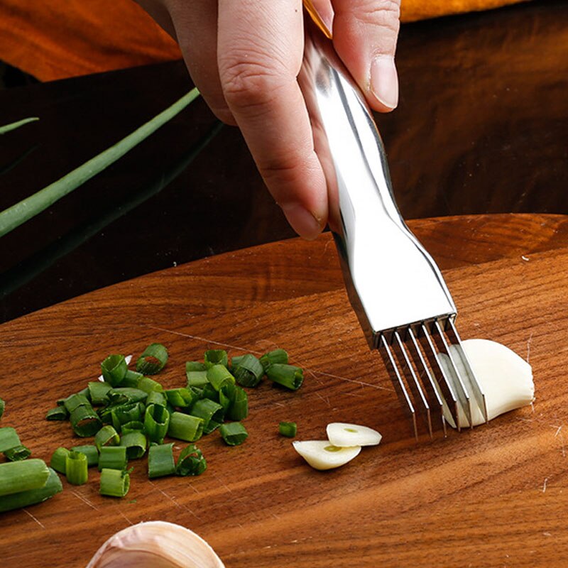 Onion Garlic Knife Vegetable Cutter Cut Onions Garlic Tomato Device Shredders Slicers Cooking Tools Kitchen Accessories