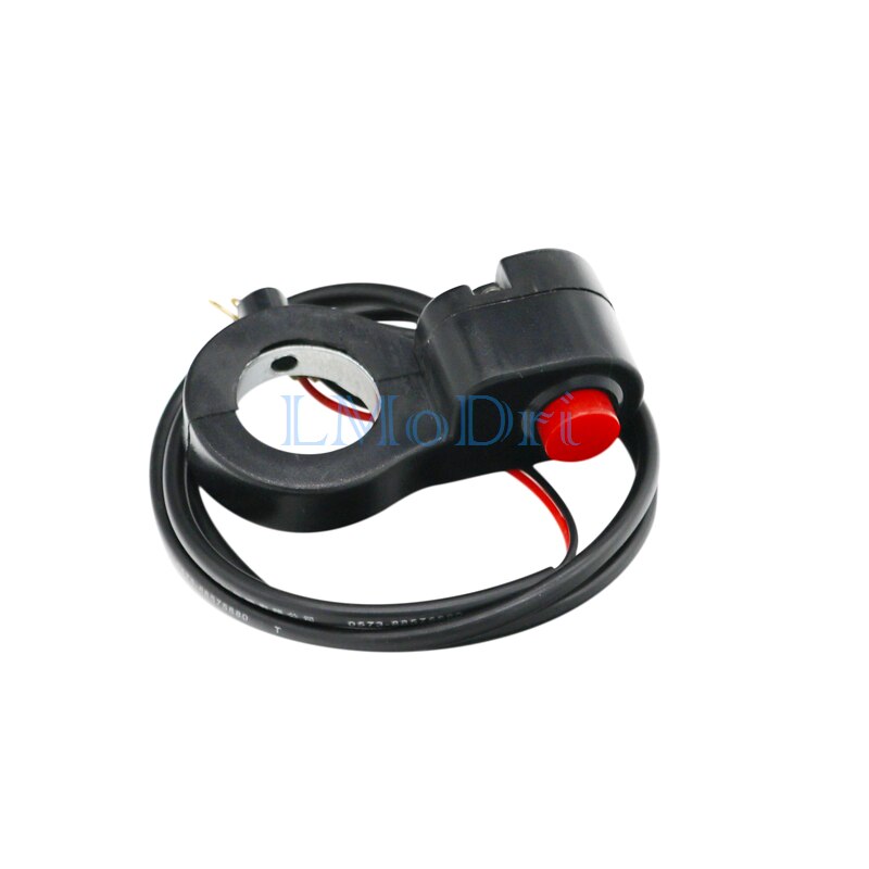 Lmodri motorcykelkontakt hornstarter dræbeknap e-cykelmotor enkeltafbrydere 7/8 " styr universal