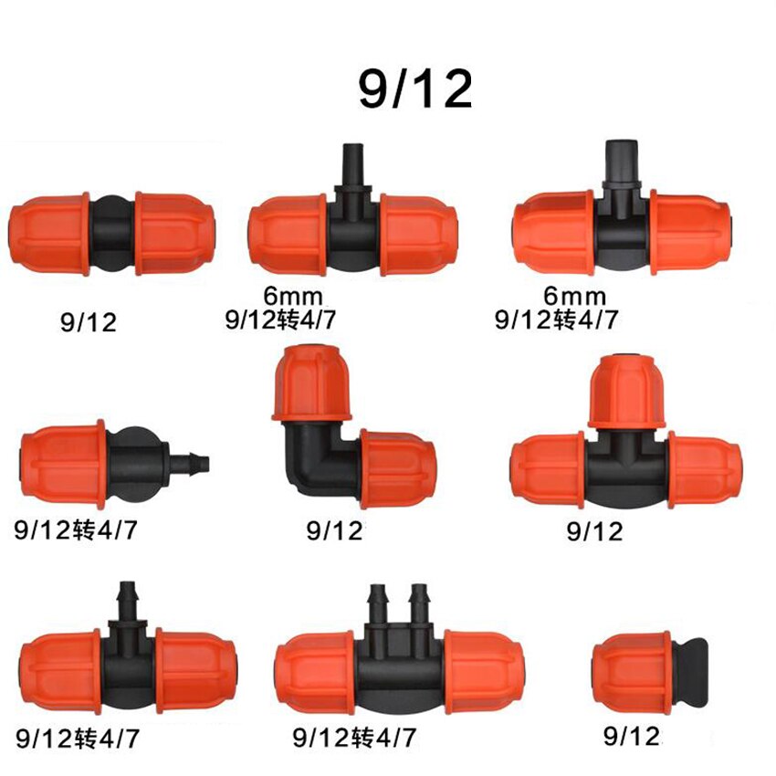 1 st Verneveling Nozzle Water Control Spuit DIY Micro Drip Irrigatie Plant Self Tuin Mist Sprinkler met Slang Connector