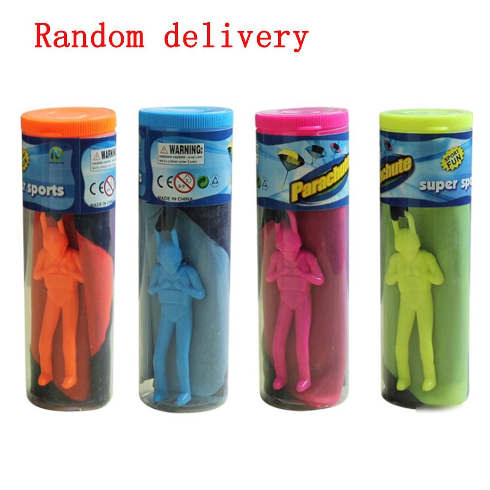 Creatieve Casual Soldier Hand Gooien Parachute Kinderen Educatief Speelgoed Outdoor Grote Hoogte Parachut Sport Parachute Spel