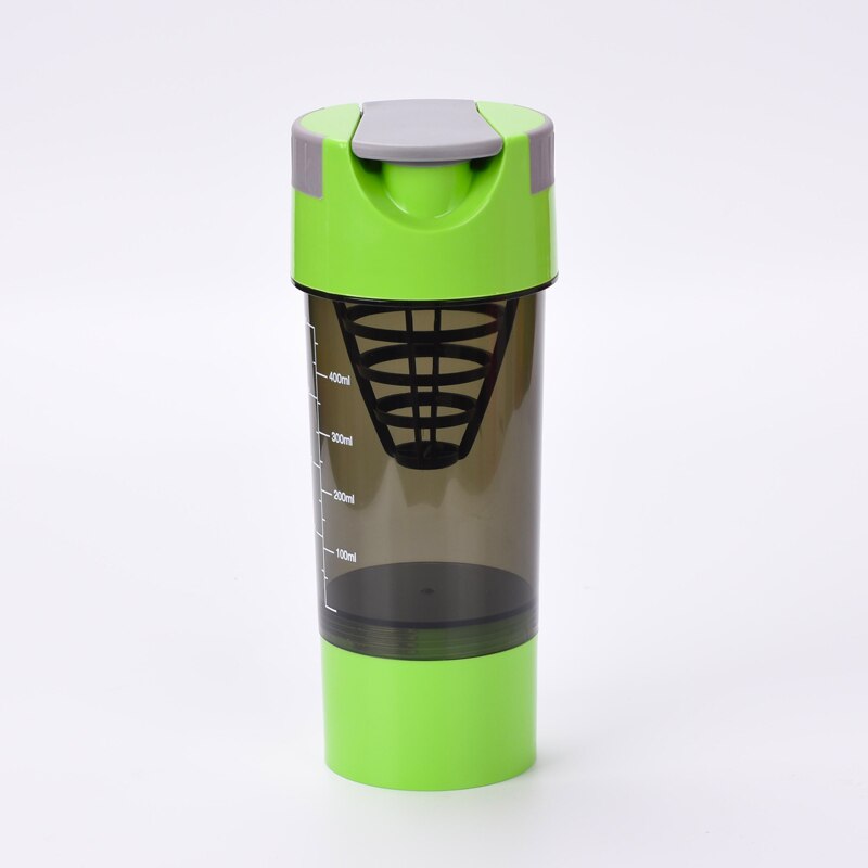 500ML Water Bottle Plastic Direct Drinking Bottle School Water Bottles Shaker Bottle Gourde En Plastique Sport: Green