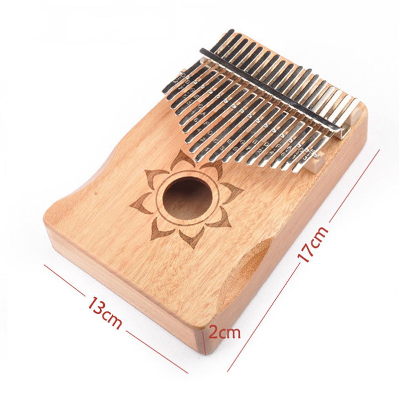 17 Keys Kalimba Thumb Piano Finger Flexible Piano African kalimba Made By Single Board Wood Mahogany Musical Instrument For Kids