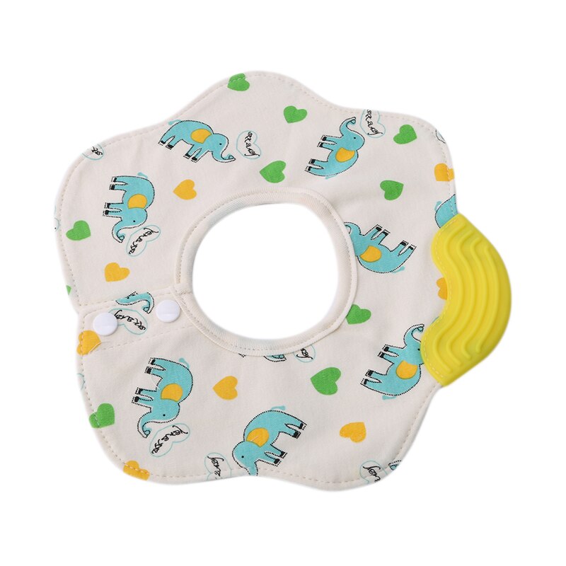 Baby bib 360 Degree Soft Breathable cartoon printing baby care practical bibs baby care supplies