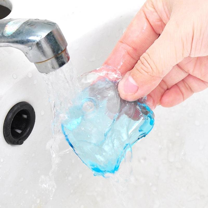 Support pour rasoir en plastique, 1 pièce, bleu clair, Super ventouses, pour salle de bain, ensemble de tasses chaudes, support ventouse D2R7