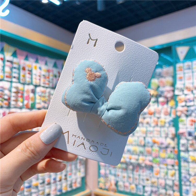 Babymeisjes haarspelden mooie borduurwerk haarspeldjes kinderhaaraccessoires set bb clip kinderspeldjes kinderhaarspeldjes haarspelden