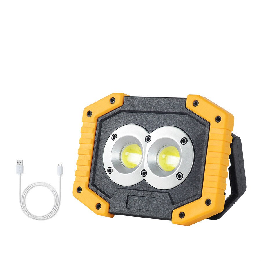 ZHIYU-foco Led portátil de 3000lm, luz de trabajo superbrillante, recargable para acampar al aire libre, linterna Led con batería de 18650: package B