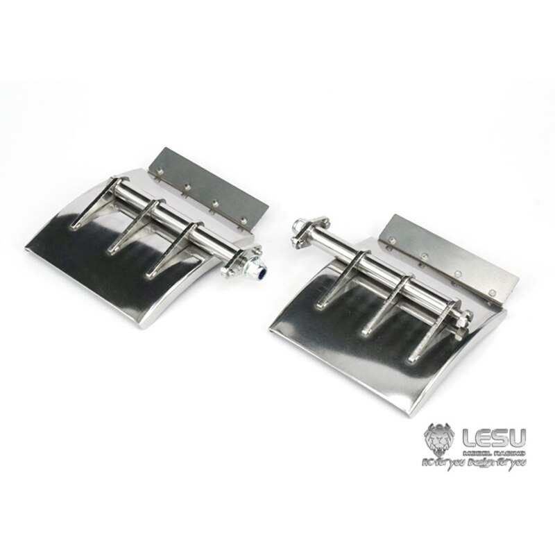 Lesu metal mudguard fender for tamiya 1/14 king hauler globe liner rc traktor lastebil: B-type