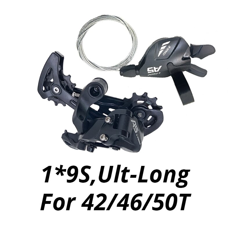 LTWOO A5 1X9 9 velocidades cambio de marchas grupo de activadores 9 s 9v palanca de cambio 9 velocidades cambio de marchas trasero Compatible SRAM: 9S Ult-long Groupset