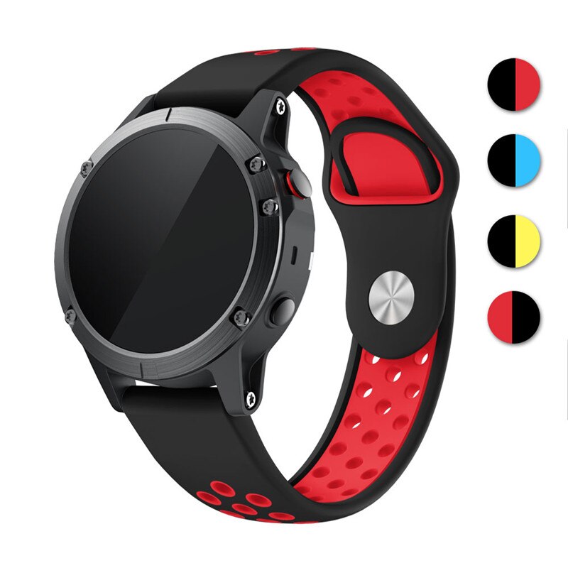 22mm Silikon Strap Quick Release Armband für Garmin Fenix 5/5 Plus/6/6Pro/Ansatz s60/Forerunner 935 Smart Uhr Sport Band