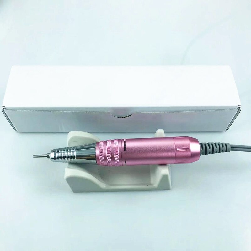 Strong 210 Electric Nail Drill 65W Milling Machine for Manicure Pedicure Nail Drill Apparatus for Manicure Machine Tool: Light Grey / CN