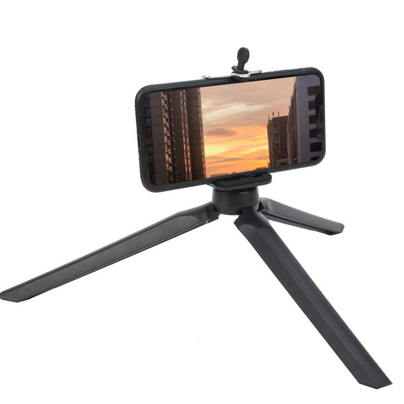 Mini Desktop Statief Draagbare Mobiele Telefoon Stand Beugel Met Telefoon Clip Voor Selfie