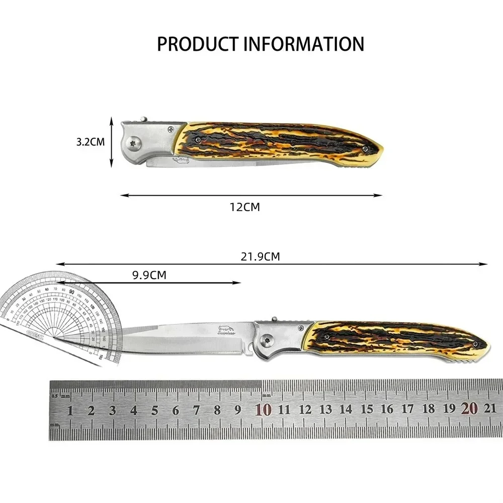 Küchentaschenmesser Russisches EDC-Klappmesser 420 Stahl Clip Point Blade Kochmesser Utility Schneidwerkzeuge Scharfe Früchte 3 Stile