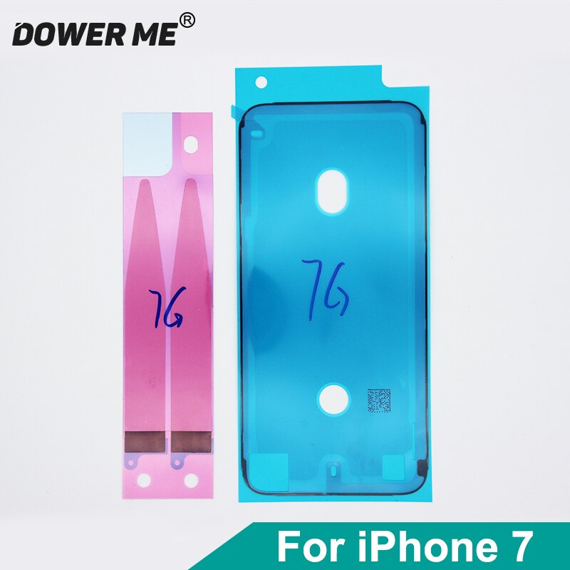 Dower Me Batterij Adhesive + Lcd-scherm Frame Bezel Seal Tape Waterdichte Sticker Lijm Voor Apple iPhone 7 i7G 4.7"