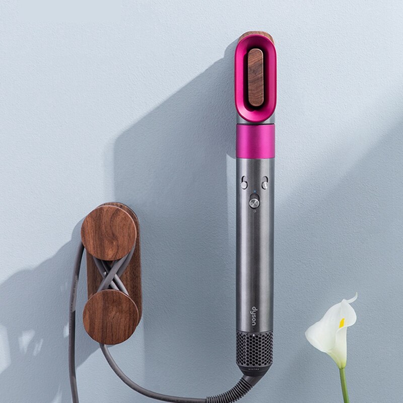 Hair Dryer Holder Wall Mount Storage for Dyson Airwrap Complete Styler Storage Rack for Hair Curling Wand Bathroom