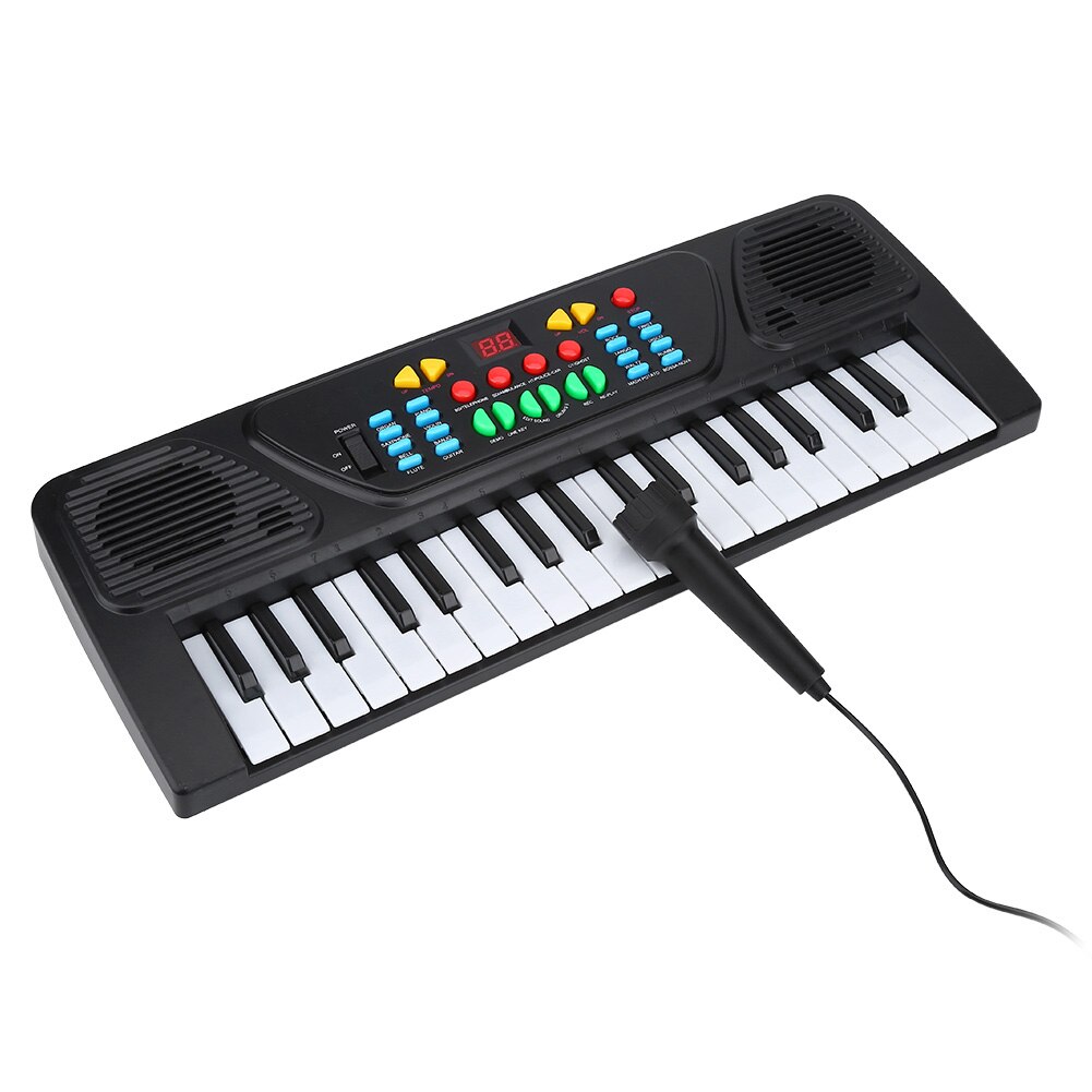 Teclado electrónico multifuncional de 37 teclas, juguete educativo Musical para niños principiantes, órgano electrónico