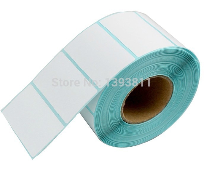 Sticker Label 50*30mm 800 stks/Roll Thermische Label Supermarkt Label Logistiek Label Blanco Direct Print