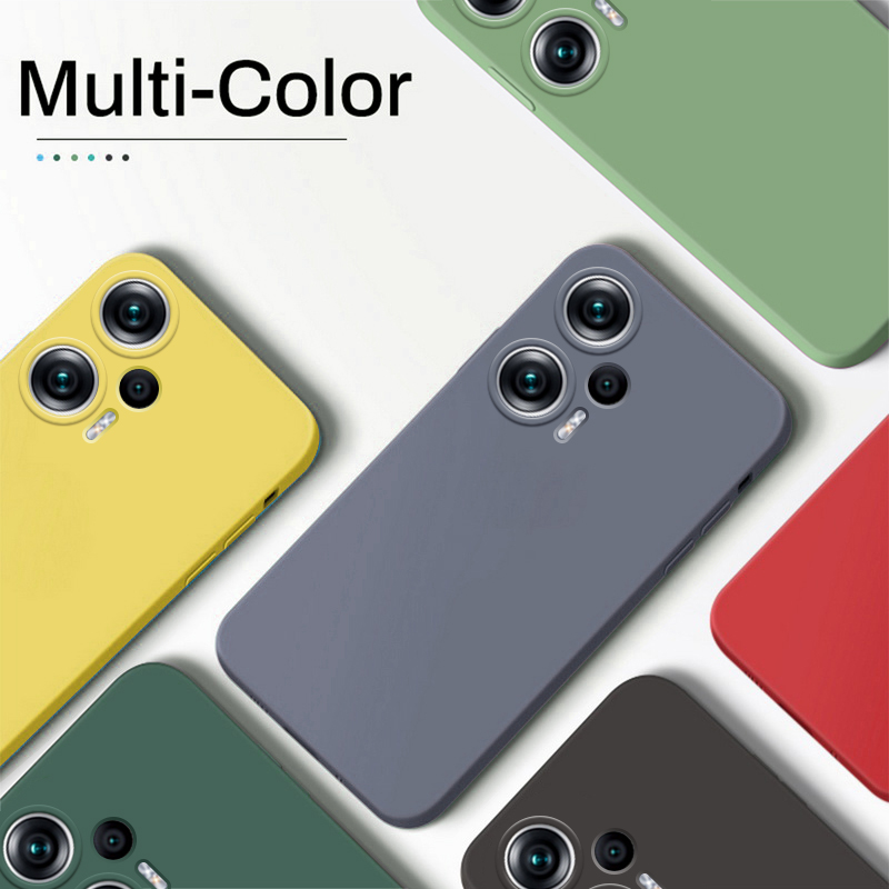 Coque souple antichoc en silicone liquide pour Xiaomi, couverture d'origine pour Poco F5, Poco F5 Pro, Poco F5Pro