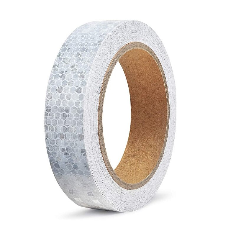 white Reflective Material Tape Sticker Safety Warning Tape Reflective Film Car Stickers