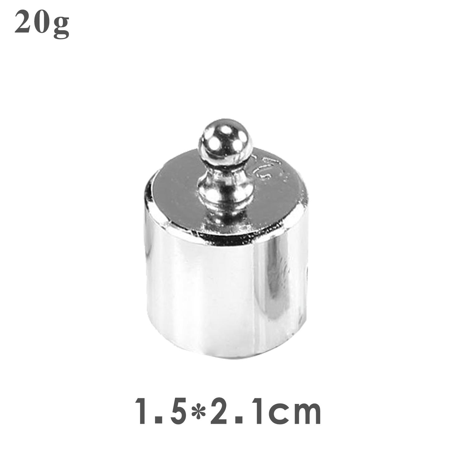 Electrical Test Equipment Chrome Weight Calibration 100g/50g/20g/10g/5g for Digital Office Industrial Gram Scale Silver