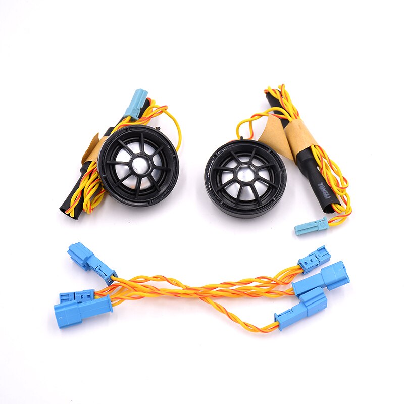 Bilhøyttaler for bmw  f10 f11 5 -serie høyttaler bil interiør front diskanthøyttaler deksel høyttaler wire abs materiale original modell