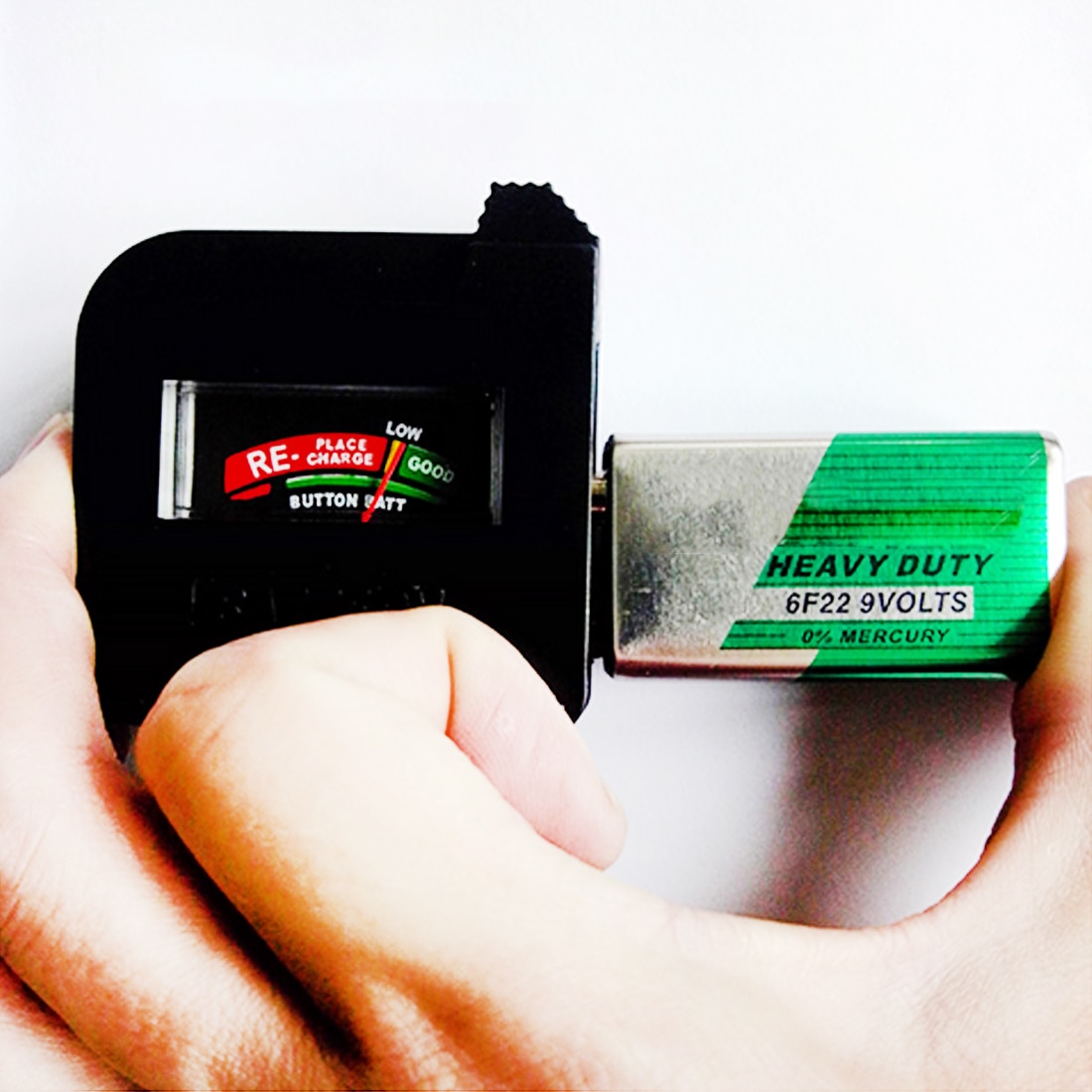 Battery checker indicator Battery tester For 9V 1.5V And Button Cell AAA AA C D Portable Handheld Cell Battery Checker