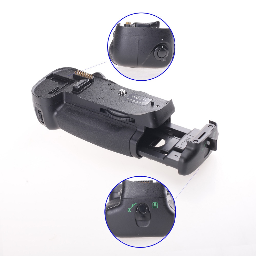 spash Multi-power Vertical Battery Grip for Nikon D300s D300 D700 DSLR Camera Replace MB-D10 Battery Holder Work with EN-EL3e