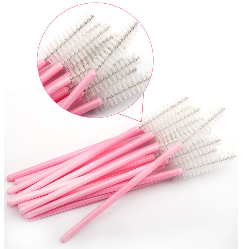 50/100 PIÈCES Cils Brosse Faux Cils Brosse Mascara Cils Maquillage Brosse Mascara Pinceaux Jetables pour 3D Volume Cils
