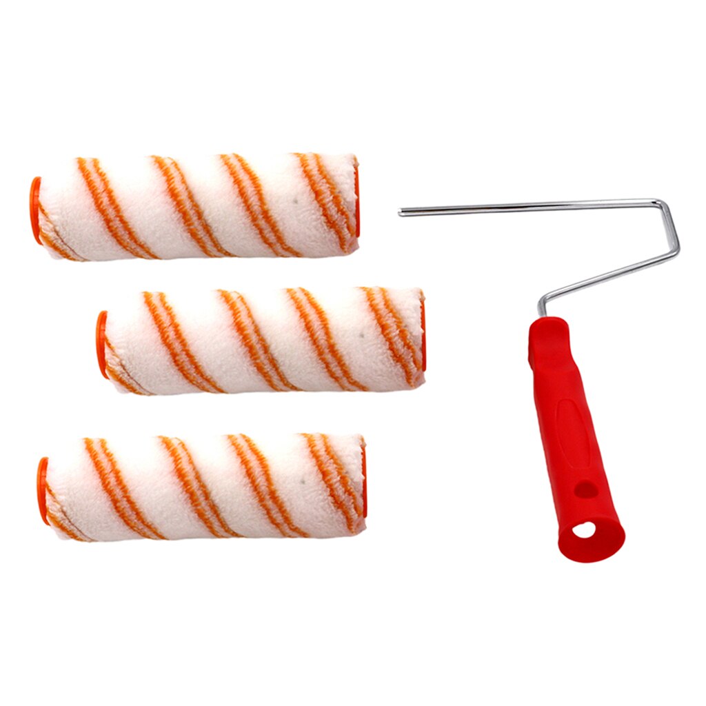 High Density Wall Paint Roller Kit DIY Roller Frame Home Wall Decorative