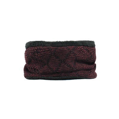 nouvelle de luxe tricot Beanie chapeau écharpe hommes hiver Plaid Plus velours écharpe épaissir couverture Cap écharpes Ski Bone: red scarf